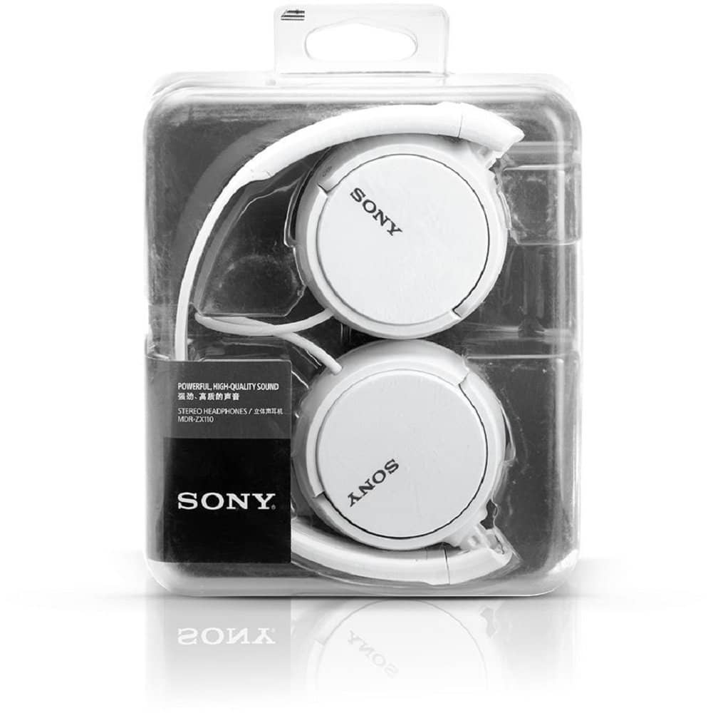 Sony MDR ZX110A Wired On Ear Headphone without Mic White