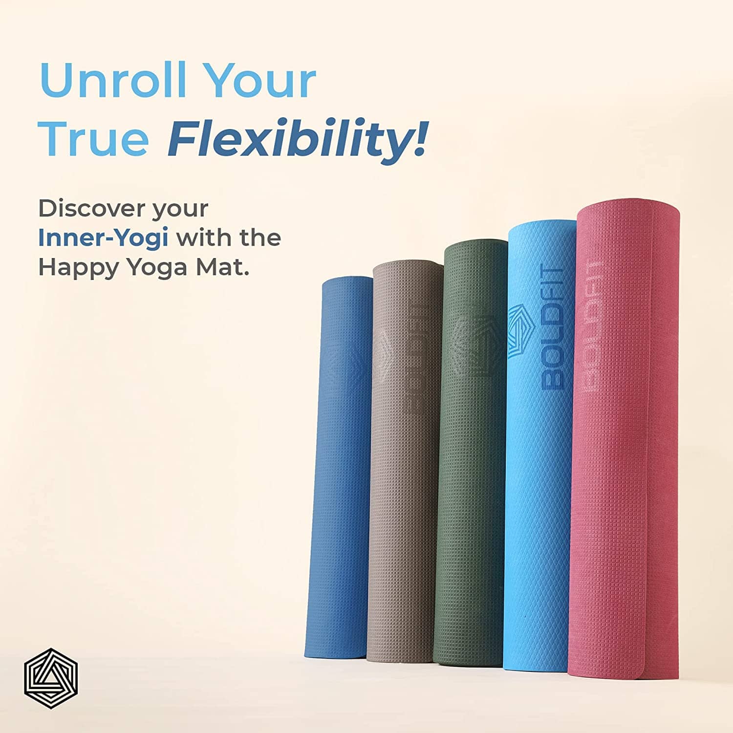 Boldfit Ethylene Vinyl Acetate Yoga Mats For Women Yoga Mat For